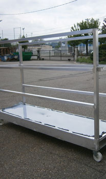 Fabrication et pose d'un portail industriel en aluminium motorisé sur vérins 69 Brignais
